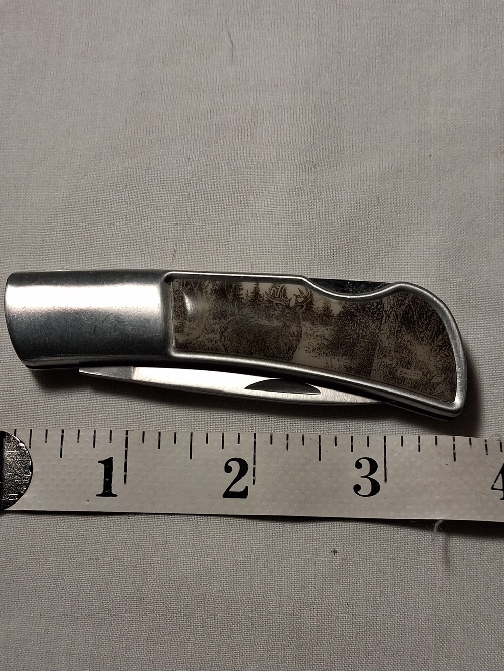 Vintage 2007 Winchester Limited Edition Collectible Folding Deer Pocket Knife